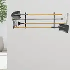 Garden Iron Tools Storage Rack Wall Mount Tools Holder Garage Organizing