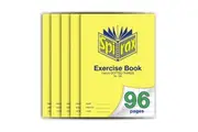 5x Spirax 70GSM 96 Pages A4 14mm Dotted Third No.109 Exercise Book Notebook