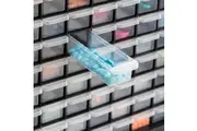 64 Drawer Cabinet for Parts and Hardware Black