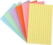 OFFSCH 300pcs Lined Index Cards Double-Sided Note Cards for Study Compact Flashcards Pad Coding