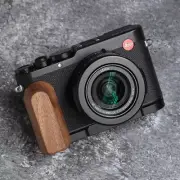 Handmade Wooden handle Grip & Alloy Base L Plate for Leica D-LUX8 D LUX8 Camera