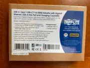 Brand New Tripp Lite USB C to HDMI Adapter with Gigabit Ethernet, USB-A Hub