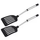2 Pcs Pan Spatulas Kitchen Metal Spatula Pancake Turner Fish Turner