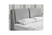 Rebecca Light Grey Fabric Gas lift Bed Frame