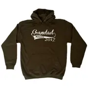 Grandad Since 2017 - Funny Novelty Hoodies Hoodie