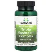 Swanson, Full Spectrum® Triple Mushroom Complex, 60 Capsules