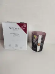 Waterford Snowflake Wishes Health Amethyst Purple DOF 2015 Double Old Fashioned