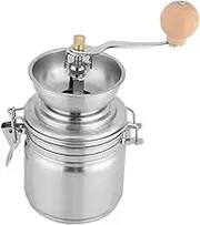 MAGICLULU Manual Stainless Steel Bean Grinder Conical Burr Spice Mills for Kitchen Compact Easy to Use for Coffee Pepper