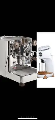 在飛比找Yahoo!奇摩拍賣優惠-LELIT 義式咖啡機220v+ NICHE NG63白色磨