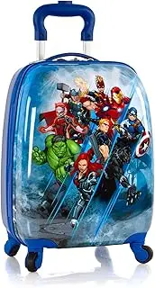 [Marvel] Avengers Hardside Spinner Rolling Luggage for Kids - 18 Inch[Blue]