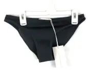Stella McCartney, Women’s Black Mesh Bikini Bottom, Size Small