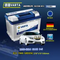 在飛比找蝦皮購物優惠-CS車材-VARTA 華達電池 SAAB 9-5 99-14