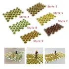 Cluster Grass Train Landscape Grass Tufts Set Cluster Model Flower Cluster for