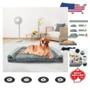 Orthopedic Memory Foam Dog Bed for Large Dogs - Waterproof & Washable 44"