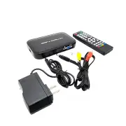 A28D USB SD MMC HDMI VGA AV YPbPr Multi TV Media Player + IR Fernbedienung 1080p