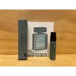 美國原裝 NARCISO RODRIGUEZ 2024 FOR HIM VETIVER MUSC 香水針管 0.6ML