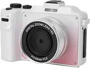 Dpofirs Digital Camera, 5K 80MP Dual Screen Vlogging Camera with 18X Digital Zoom WiFi, Compact Travel Camera for Beginners Teens Adults Content Creators (Gradient Pink)