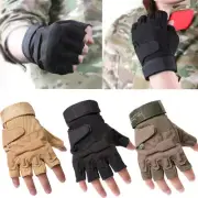 Tactical Gloves Army SWAT Military Combat Hunting Shooting Duty Gear Fingerless