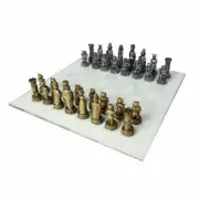 Cats versus Dogs 3.5 Inch Tall Hand Painted with Glass Board