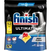 Finish Ultimate Dishwasher Tablets Lemon 52 pack