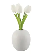 Flora Bunda Real-Touch Tulips in 5in Vase