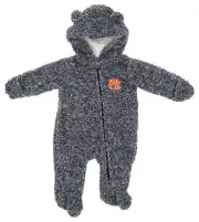 Outerstuff Auburn Tigers NCAA Newborn Game Nap Teddy Fleece Coverall