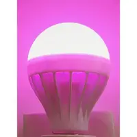 在飛比找ETMall東森購物網優惠-粉紅色LED燈節能燈氛圍調情燈泡E27螺口紫色粉紫燈粉色情調