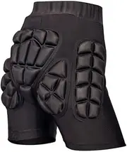 [JSHYTXF] 3D Protective Padded Shorts Football Compression Girdle/Shorts for Football, Basketball,Cycling and More