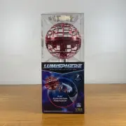 Lumisphere Flying Orb with LED Lights Red UFO Drone Flying Ball
