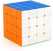HUIJINCHAOSHI Game Cube, ABS Environmental Material, Second-Order Third-Order Square Fourth-Order Fifth-Order Sticker Solid Color Puzzle Toy Handheld Games ( Color : 11 )