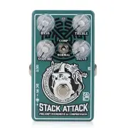 CP-509 Stack Attack Preamp Overdrive & Compressor Pedal True Bypass Aluminum ...