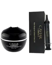 Donna Bella Caviar + Omega 3 Non-Surgical Instant Face Lift + Hydro-Boost Daily Moisturizing Cream 2pc Set
