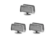 3x Madesmart Small Sink Ledge Sponge Caddy Home Kitchen Organiser 12x11cm Grey