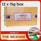 12 X 15g FRESH SATYA SAI BABA - VANILLA INCENSE STICKS NAG CHAMPA