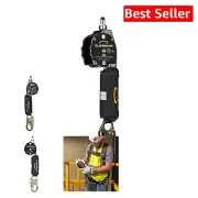 Personal Fall Protection Gear: Guardian 11ft Halo SRL with Steel Hook & QR Code