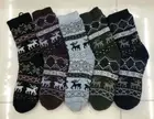 Mens Soft Thick Fleece Warm Fluffy Anti-Slip Home Bed Floor Slipper Socks Winter