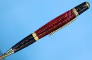 Sierra Style Ballpoint Pen in Classic Black and Gold Finish &Parker Style Ink