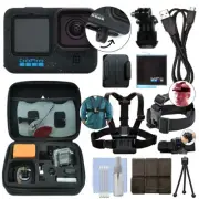 GoPro HERO12 Black 27MP Waterproof 5.3K Camera Camcorder+ Ultimate Action Bundle