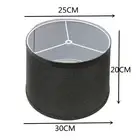 HG Detachable Folding Linen Lampshade Cowl Diy Table Lamp Accessories Grid Linen