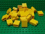 ** 25 CT LOT ** Lego NEW yellow 1 x 2 x 2 bricks Lot of 25