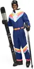 Tipsy Elves Retro Men's Ski Suits - Bright Snow Suits for Men - Winter Size L