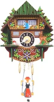 Alexander Taron Engstler Battery Operated Clock Mini Size with MusicbyChimes