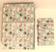 Set of 2 - 17" x 12" Paper Sushi Decorated Cat Scratching Post Holders /Covers