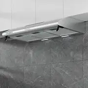 Devanti 900mm Range Hood 90cm Rangehood Kitchen Canopy LED Light Stainless Steel