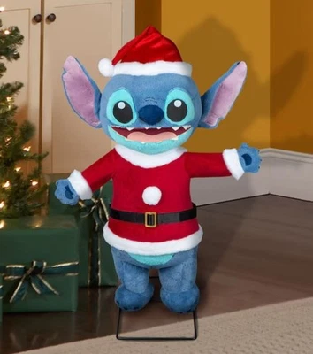 3 FT ANIMATED DISNEY'S STITCH MUSICAL CHRISTMAS PROP ANIMATRONIC