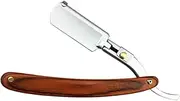 Baluue Men's Manual Razor Metal Shaving Razor Vintage Barber Steel Shaver for Beard Sideburns Short Fine Hair
