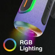 Laser RGB Pill Fabric Speaker - Future Dusk