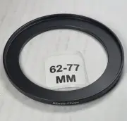 62-77mm Metal Step Up Adapter Ring 62mm Lens to 77mm Filter Converter E62-E77