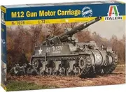 Italeri 1:72 Scale M12 Gun Motor Carriage Tanks Model Kit