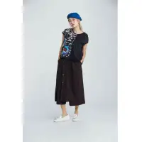 在飛比找環球Online優惠-【gd shop】黑色寬褲裙